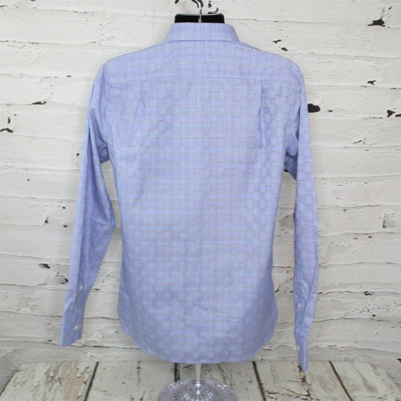 Hickey Freeman Bleecker Plaid Business Casual Shirt - Picture 3 of 7